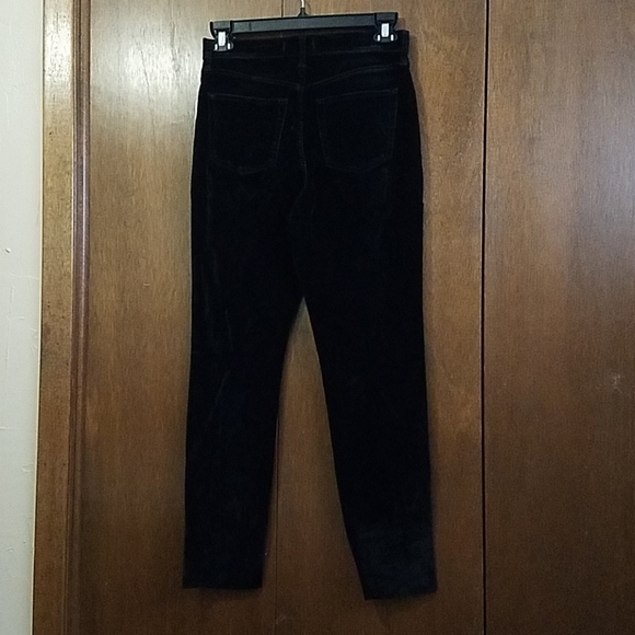 NWT Free People Black Velour Pant (28, 29) - Picture 3 of 6
